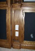 This is a plate for a game station to plug into and an electrical outlet.  The door was not put on yet.